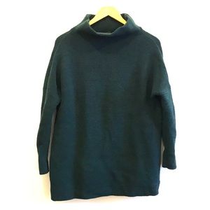 Free People Ottoman Slouchy Tunic XS in Jade green